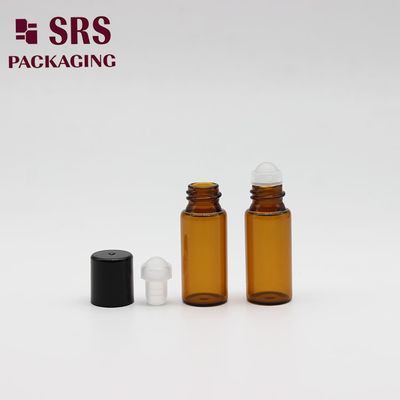 SRS grosir botol parfum kaca berwarna amber 3ml kosong