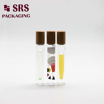 SRS Kosong Custom Glass Roll On Botol 10ml dengan Bentuk Square Tembok tebal