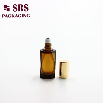 Amber PETG Plastic Roller Botol Minyak Esensial 20ml