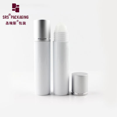 Hot sale kosmetik berkilau warna putih 1 oz deodoran plastik roll pada botol