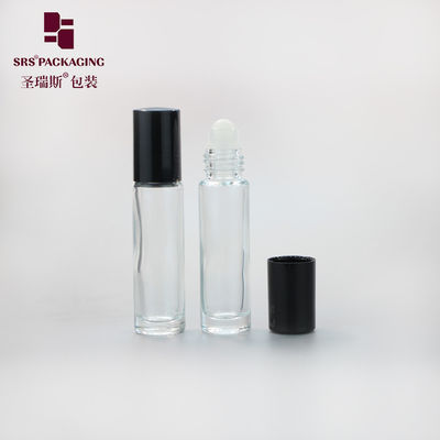 Botol Parfum Bola Roller Kaca Warna Jelas dengan Bola Baja dan Desain Proof Leak