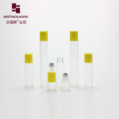 Botol Rol Kaca Mini Kosmetik Warna Transparan 1ml 3ml 5ml 8ml 10ml