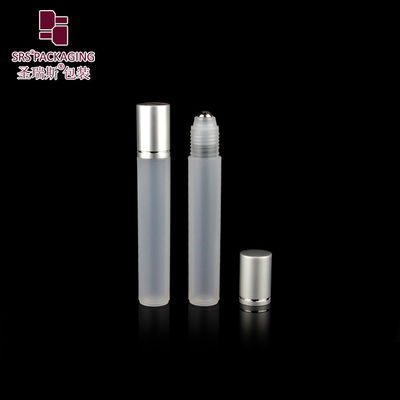 Steel Ball Aluminium Cap 15ml PP Injection Roll On Bottle Silk Print atau Hot Stamp