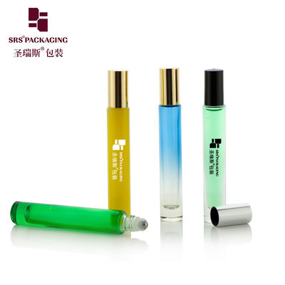 GB1-10ML Lapisan Botol Roller Glass Bulat Kosong 10ML untuk Minyak Esensial