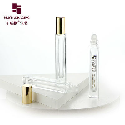 GB2-10ml Botol Parfum Kaca Kosong Dengan Logo Hotstamping Cap Emas Aluminium